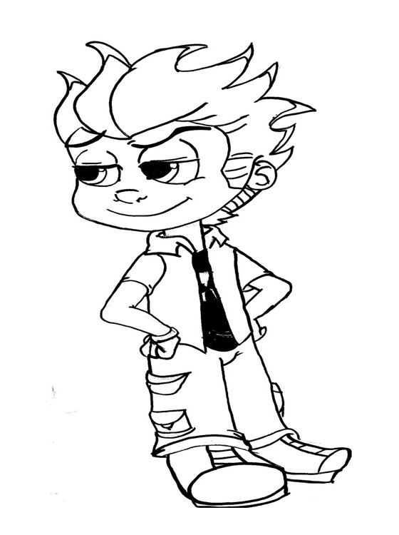 Coloring Pages For Toddler
 Kids Page Johnny Test Coloring Pages