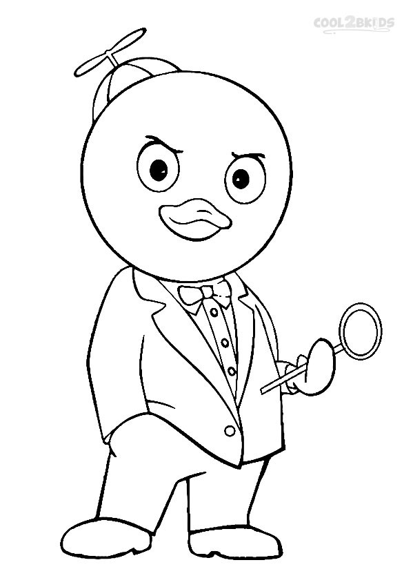 Coloring Pages For Toddler
 Printable Backyardigans Coloring Pages For Kids