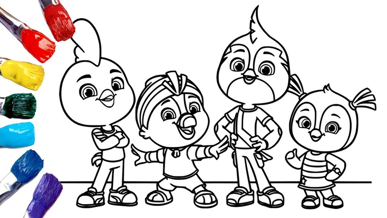 Coloring Pages For Toddler
 Top Wing Coloring Pages for Kids [1080p]