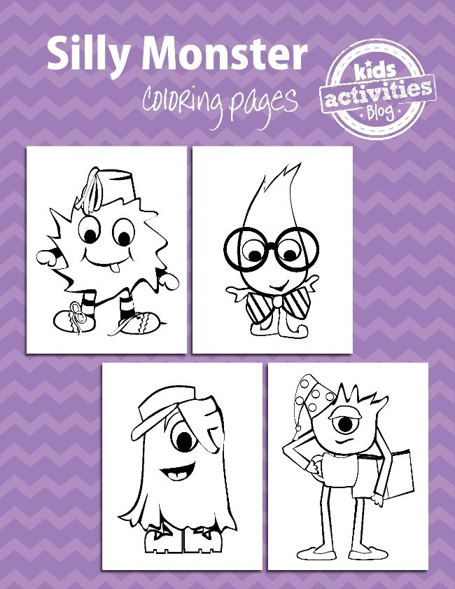 Coloring Pages For Toddler
 MONSTER COLORING PAGES FOR KIDS Kids Activities