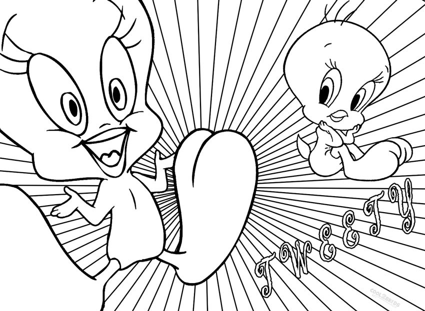 Coloring Pages For Toddler
 Printable Tweety Coloring Pages For Kids