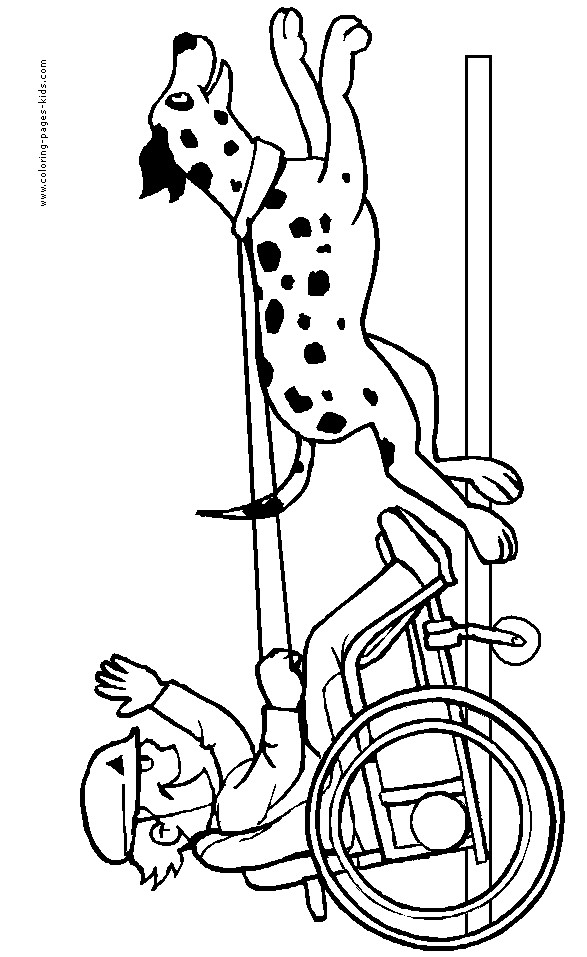 Coloring Pages Kids.Com
 People with disabilities color page Coloring pages for kids