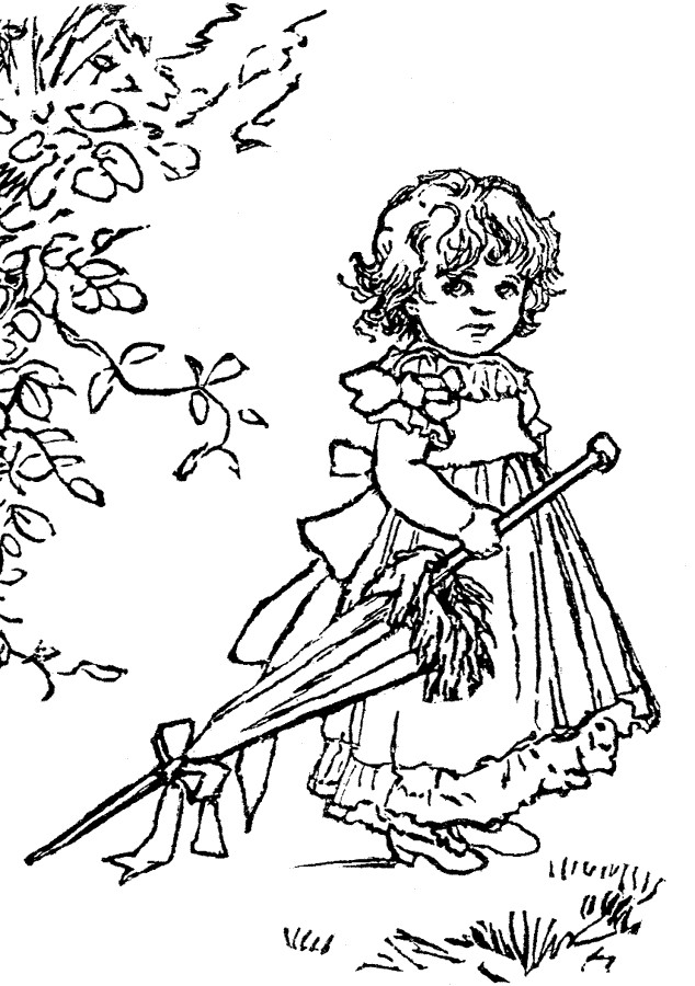 Coloring Pages Little Girls
 Sad Little Girl Coloring Pages