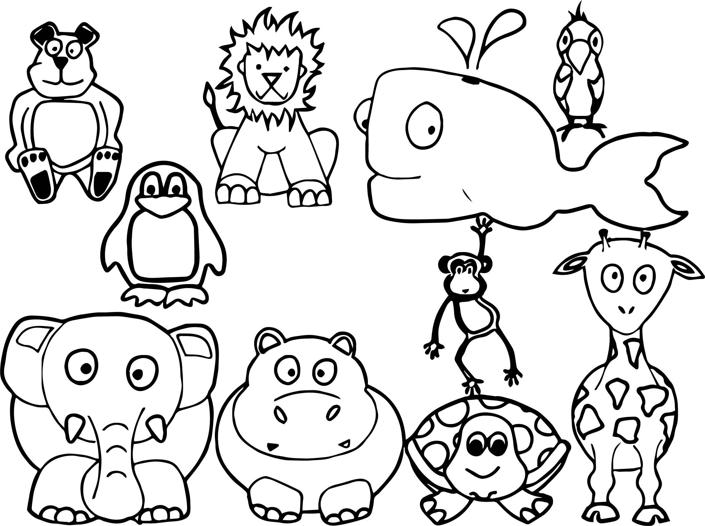 Coloring Pages Of Animals For Kids
 Animal Coloring Pages Best Coloring Pages For Kids