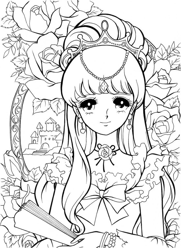 Coloring Pages Of Girls For Adults
 coloring pages