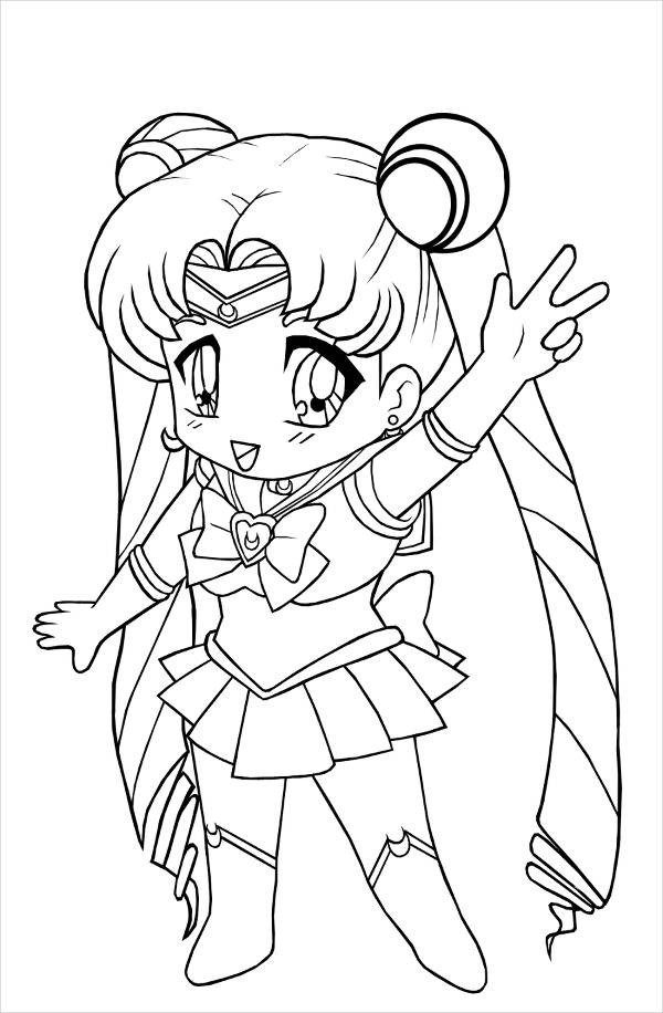 Coloring Sheet For Girls
 8 Anime Girl Coloring Pages PDF JPG AI Illustrator