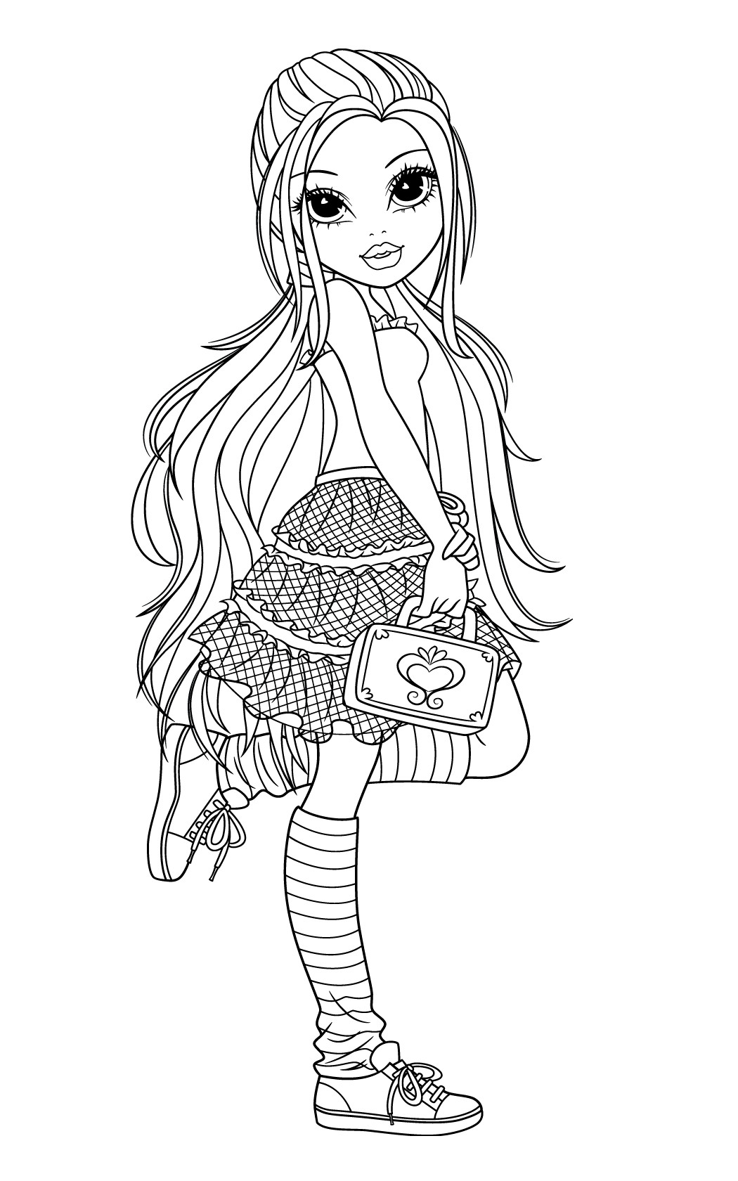 Coloring Sheet For Girls
 New Moxie Girlz Coloring Pages will be added frequently so