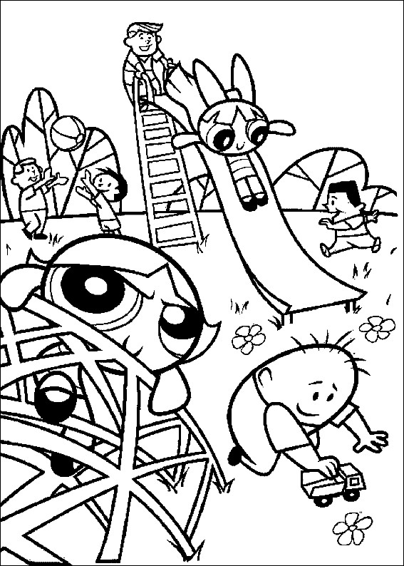 Coloring Sheet For Girls
 Power Puff Girls Coloring Pages