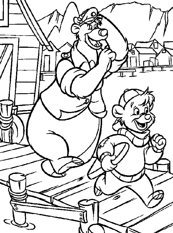 Coloring Sheet For Kids
 TaleSpin Coloring Pages For Kids