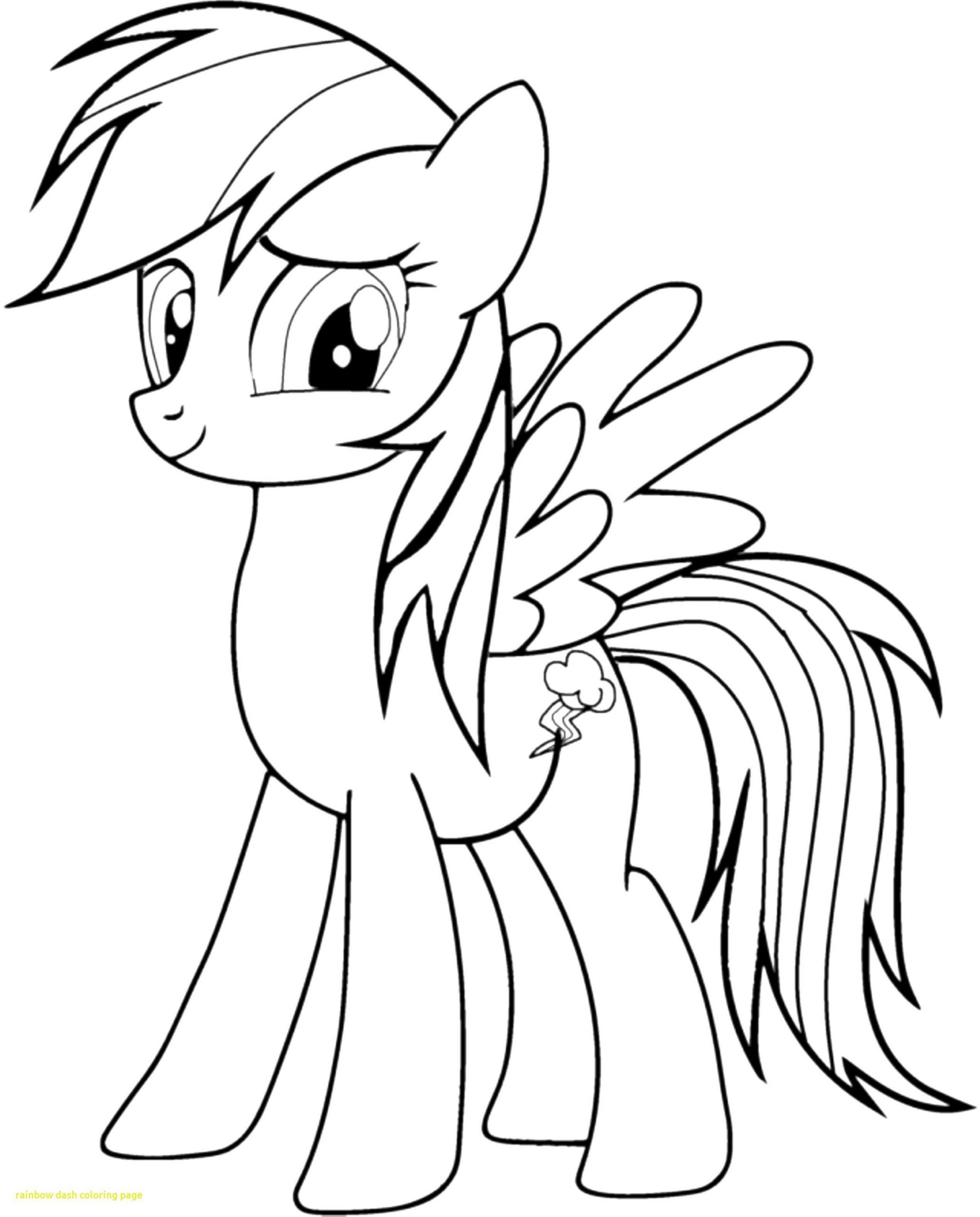 Coloring Sheets For Little Kids
 My Little Pony Coloring Pages Rainbow Dash – Through the