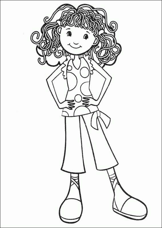 Coloring Sheets Of Girls
 Groovy Girls Coloring Pages
