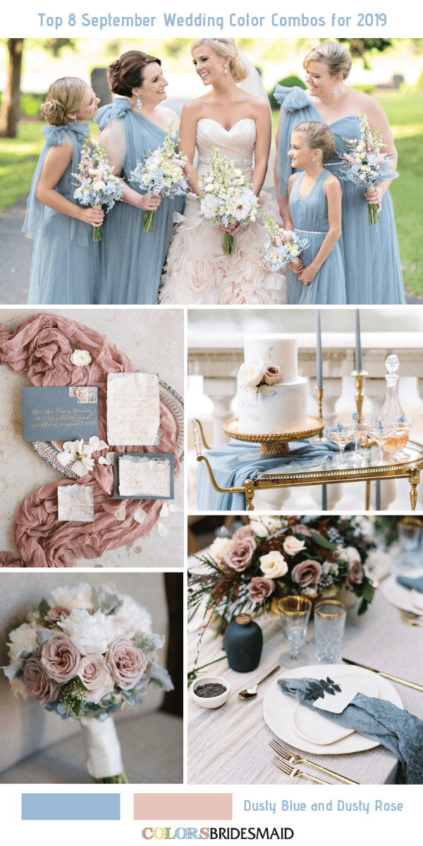 Colors For A September Wedding
 Top 8 September Wedding Color bos for 2019