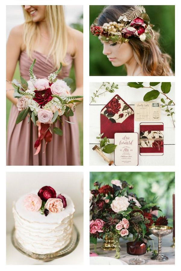 Colors For A September Wedding
 Color Marsala e Dusty Rose per il matrimonio wedding