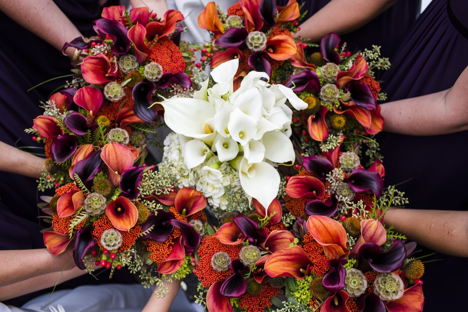 Colors For A September Wedding
 jeff french floral & event design Late September wedding