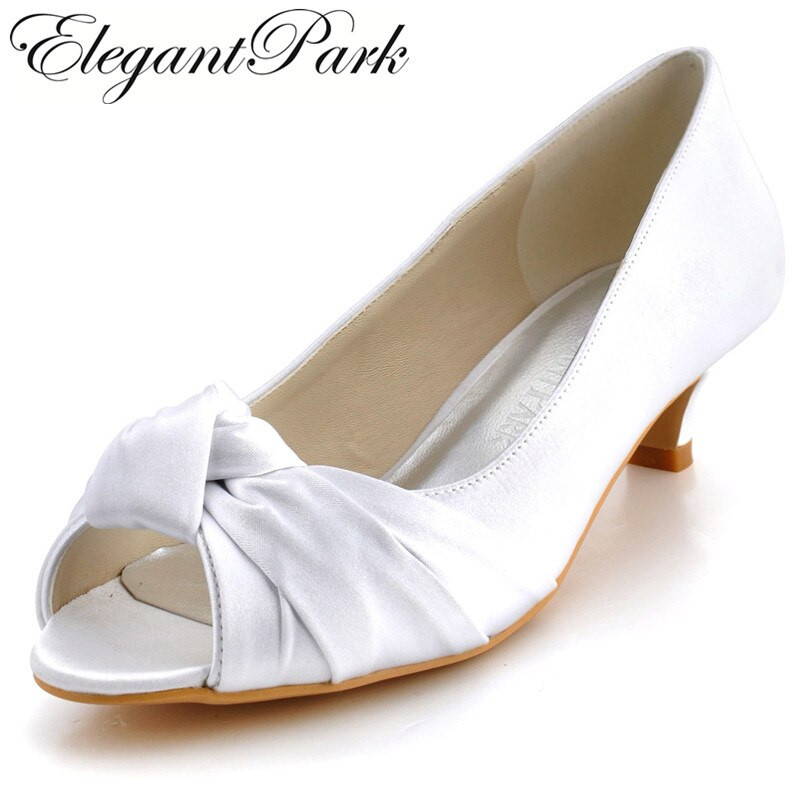 Comfortable Ivory Wedding Shoes
 women Wedding shoes EP2045 Ivory White fortable low
