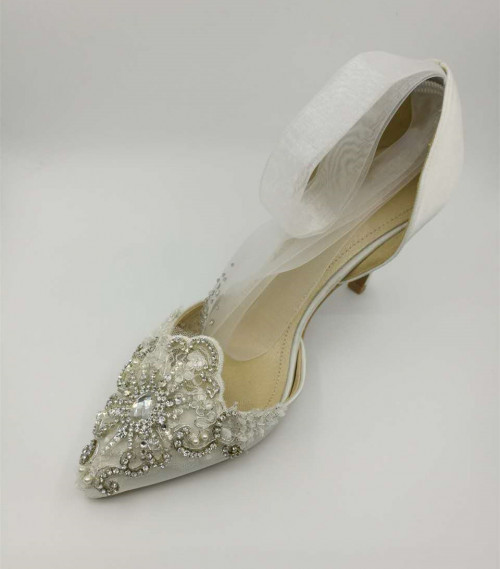 Comfortable Ivory Wedding Shoes
 Ivory Lace Wedding Shoes Bridal Shoes fortable Platform