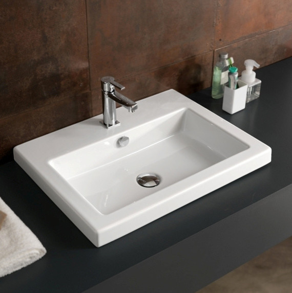 Contemporary Bathroom Sinks
 Beautiful Ceramic Bathroom Sinks By Tecla Contemporary