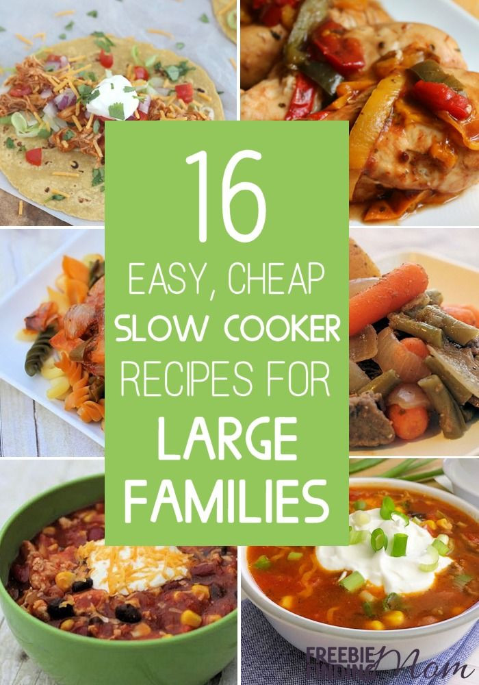 Cooking For Two On A Budget
 16 Easy Cheap Slow Cooker Recipes For Families