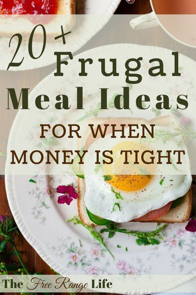 Cooking For Two On A Budget
 20 Frugal Meals for When Money is Tight