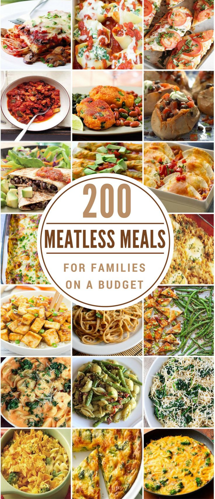 Cooking For Two On A Budget
 200 Meatless Meals for Families on a Bud