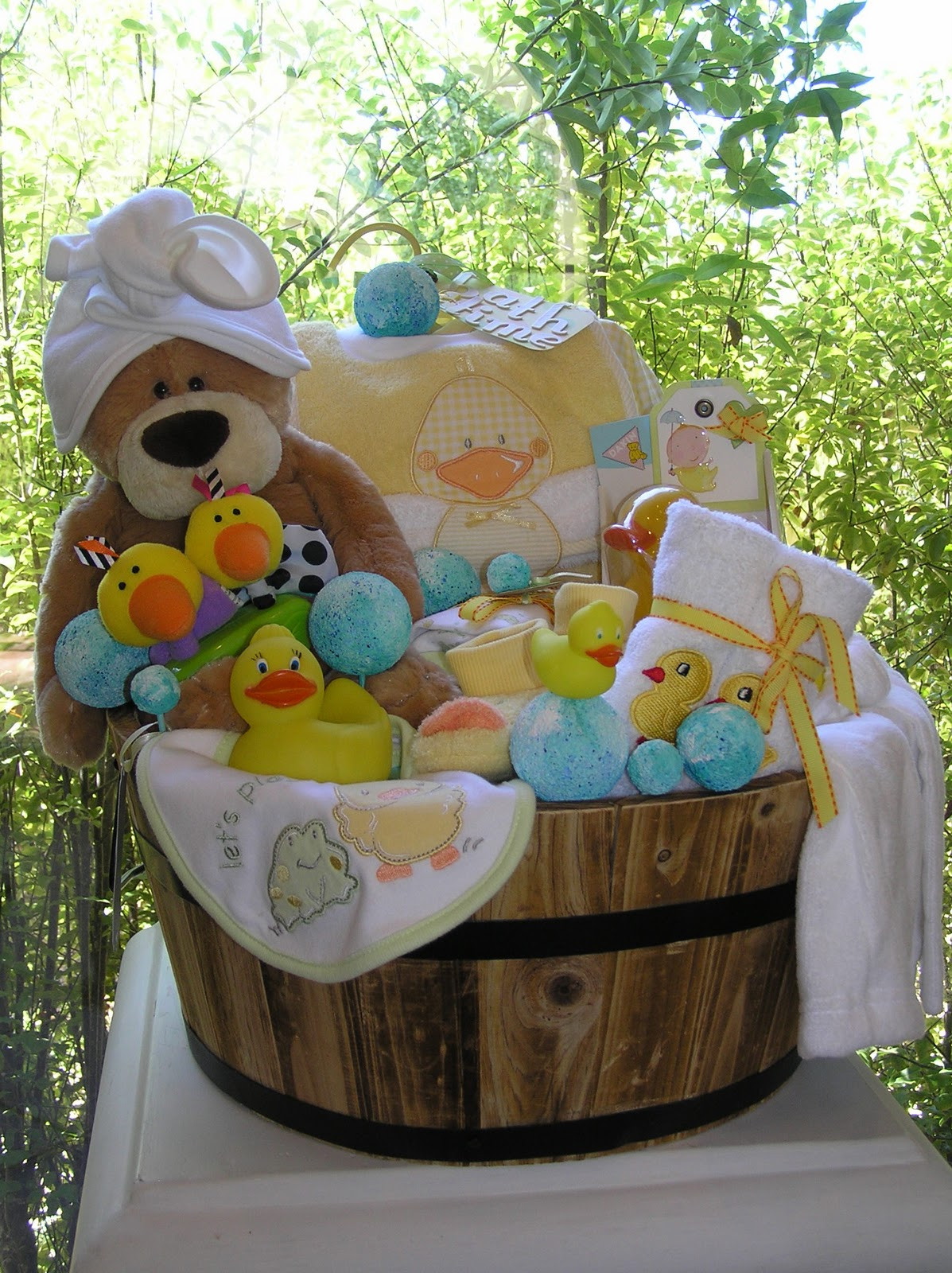 Cool Baby Shower Gifts
 White Horse Relics Unique Themed Baby Gift Baskets