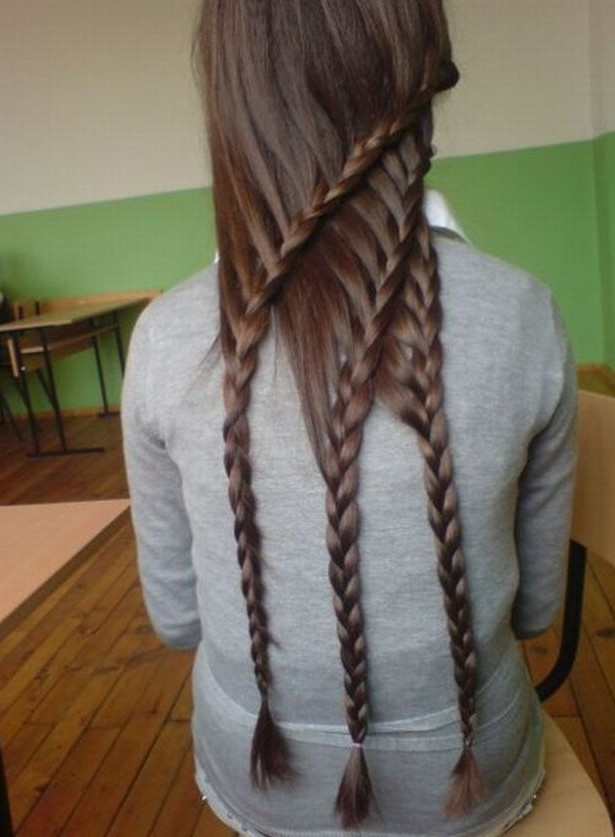Cool Braided Hairstyles
 Cool Triple Layered Braids for Girls Hairstyles Weekly