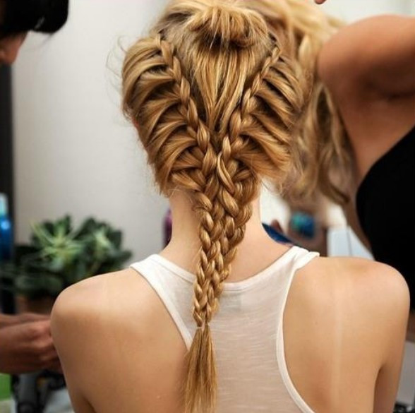 Cool Braided Hairstyles
 Cool Braid for Summer Amazing V Shaped Twin Braids