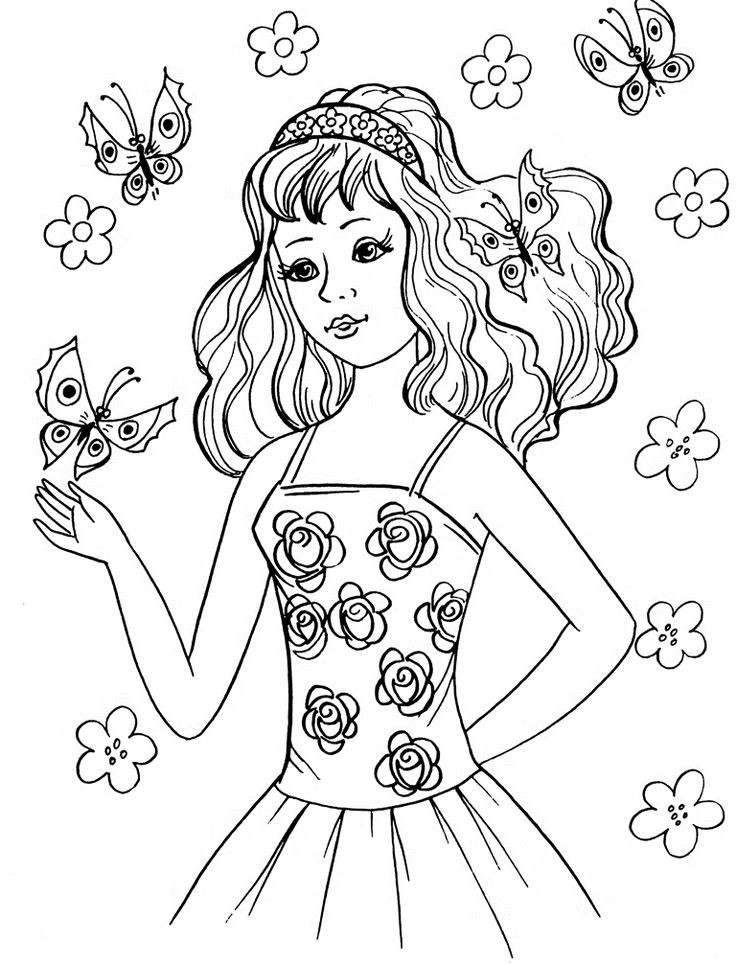 Cool Coloring Pages For Girls
 Cool Coloring Pages For Teenagers &