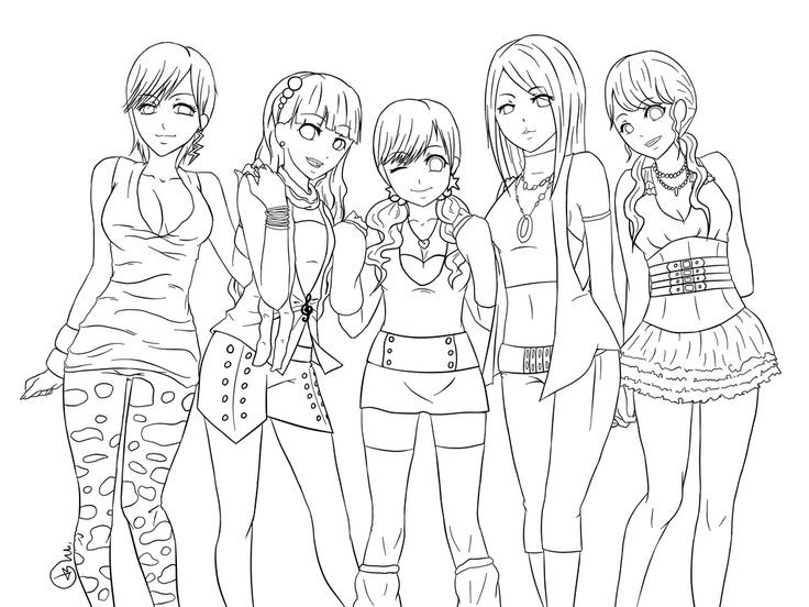 Cool Coloring Pages For Girls
 cool excellent Coloring Pages Cute Anime Coloring Pages