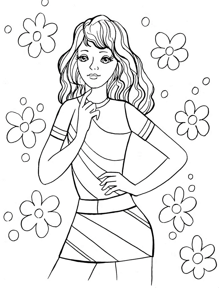 Cool Coloring Pages For Girls
 Coloring Pages Coloring Pages for Girls Free and Printable