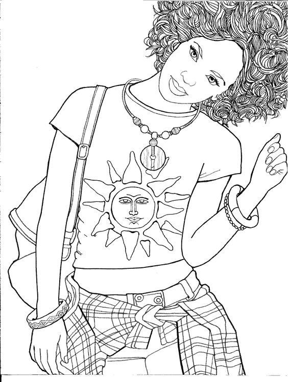 Cool Coloring Pages For Girls
 Omeletozeu Color Therapy