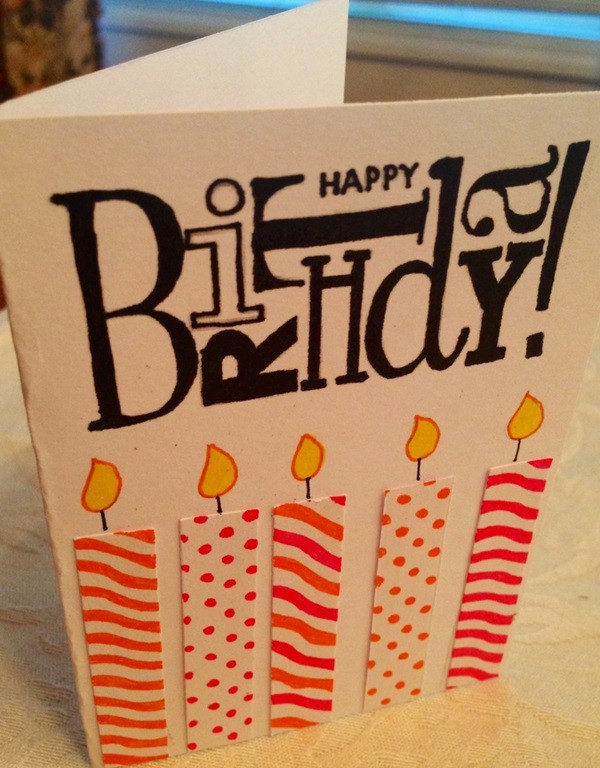 Cool Homemade Birthday Cards
 35 Beautiful Handmade Birthday Card Ideas
