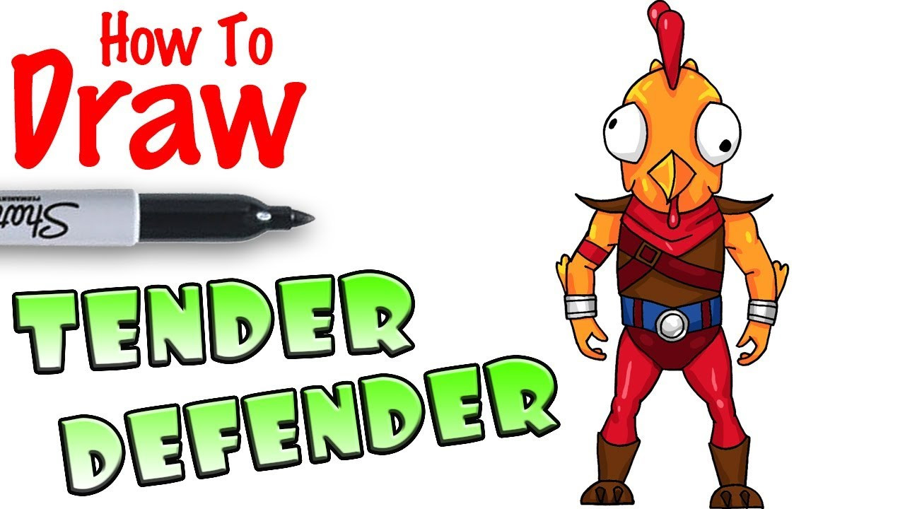 Cool Kids Art
 How to Draw Tender Defender