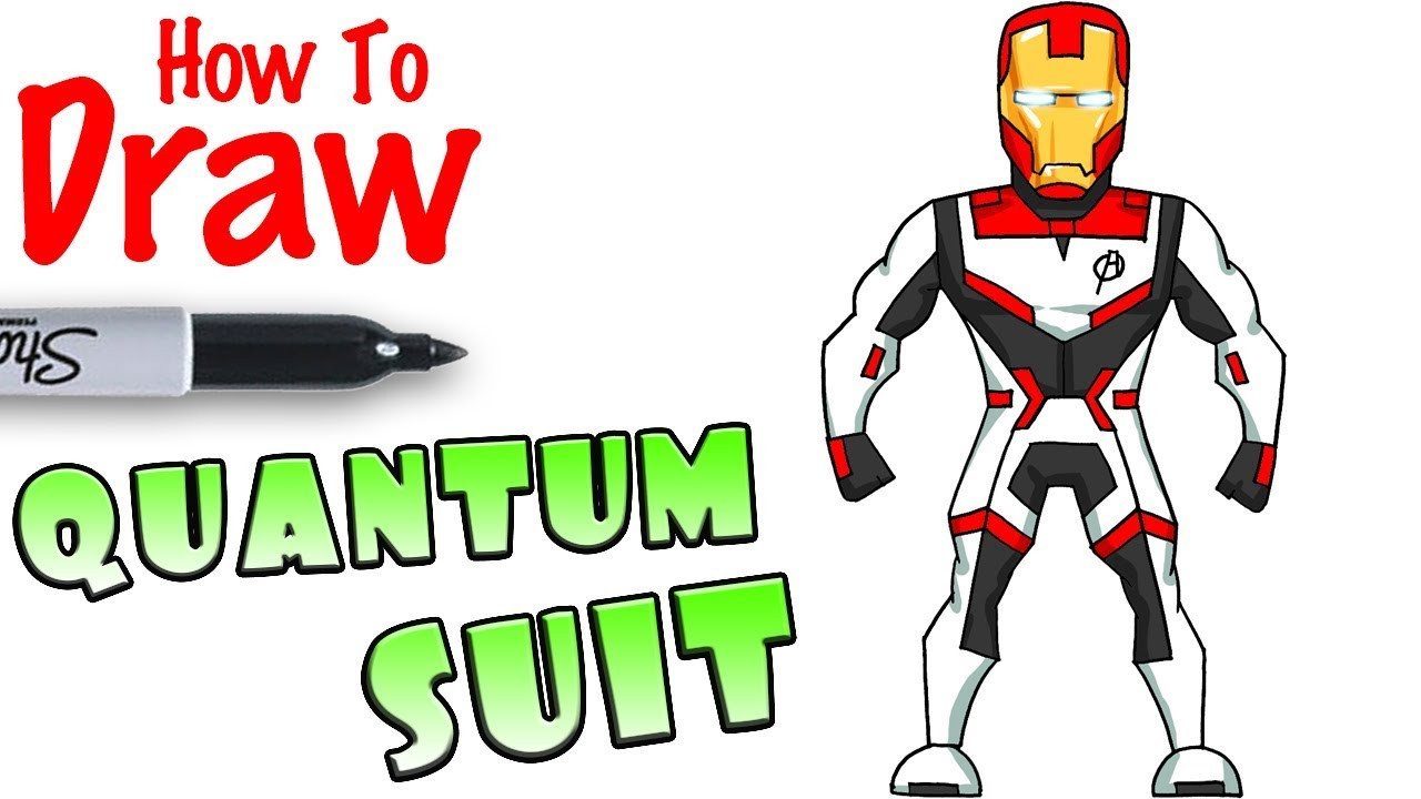 Cool Kids Art
 How to Draw Iron Man in Quantum Suit