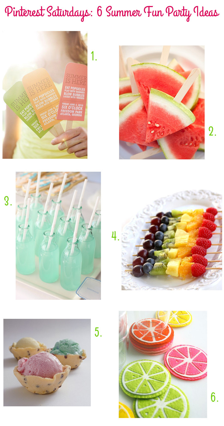 Cool Summer Party Ideas
 30 Summer Fun Ideas The Crafting Chicks