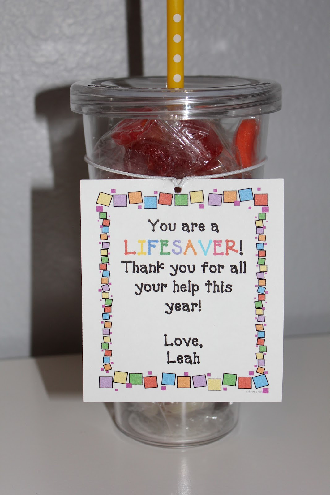 Cool Thank You Gift Ideas
 simply made with love End of the Year Gifts