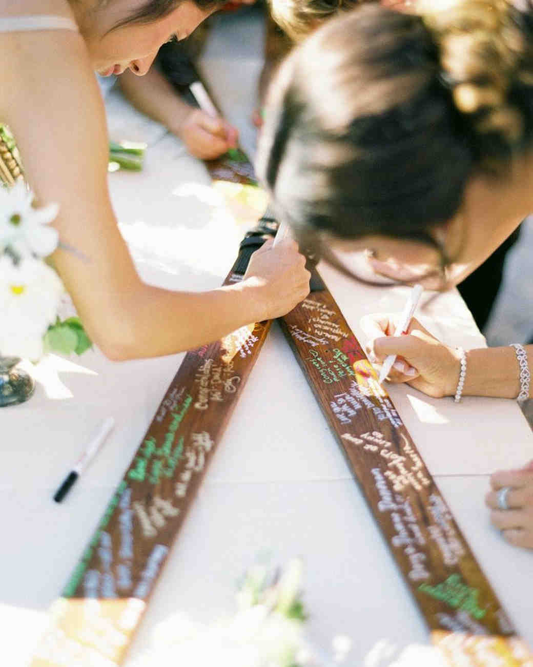 Cool Wedding Guest Books
 Unique Wedding Guest Book Ideas That Aren t Actually Books