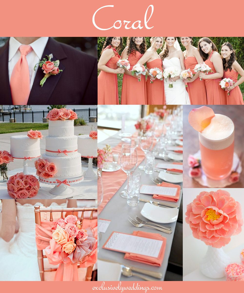 Coral Wedding Decorations
 Coral Wedding Color bination Options You Don t Want