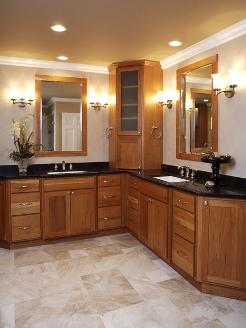 Corner Bathroom Vanity Cabinets
 Corner Double Vanity Ideas Remodel and Decor