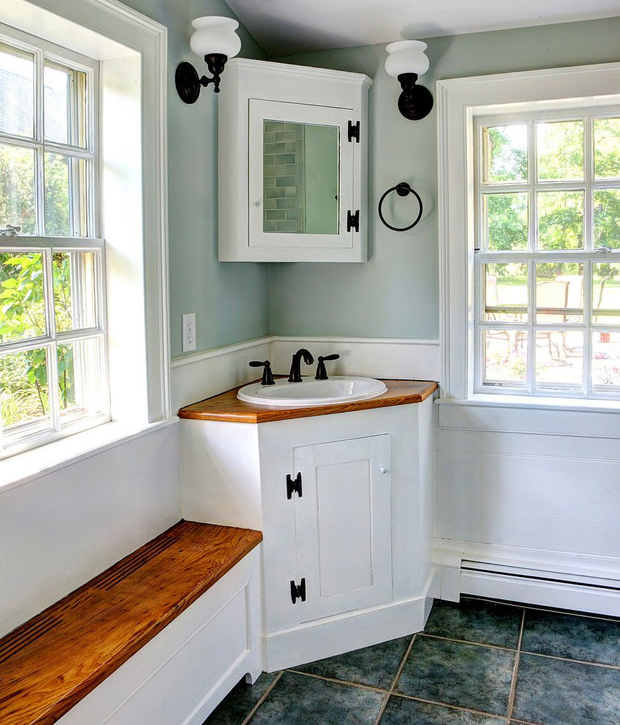 Corner Bathroom Vanity Cabinets
 30 Creative Ideas to Transform Boring Bathroom Corners