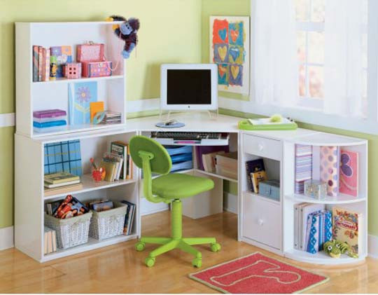 Corner Desk For Kids Room
 20 Single Colored Young children Rooms Concepts