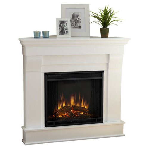 Corner Electric Fireplace
 Real Flame Chateau Corner Electric Fireplace & Reviews