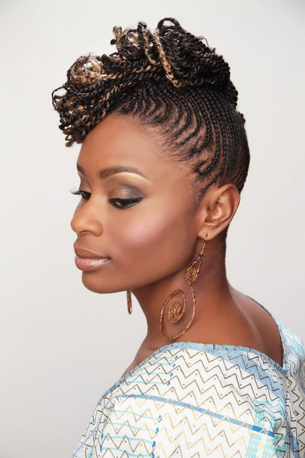 Cornrow Hairstyle For Natural Hair
 21 Natural Cornrow Hairstyles with [2017