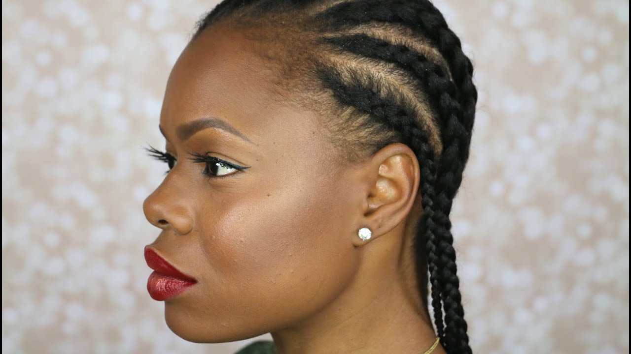 Cornrow Hairstyle For Natural Hair
 How to Cornrow Your Own Hair