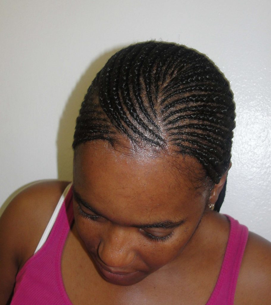 Cornrows Braided Hairstyles
 cornrows braided to the side thirstyroots Black