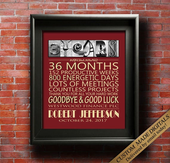 Corporate Anniversary Gift Ideas For Employees
 Coworker Gift Employee Appreciation Gift Gift for Boss