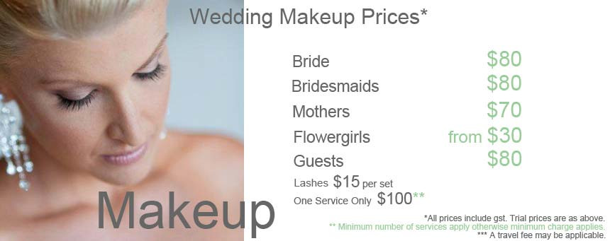 Cost Of Wedding Hair And Makeup
 Larissa Denham Prices Page