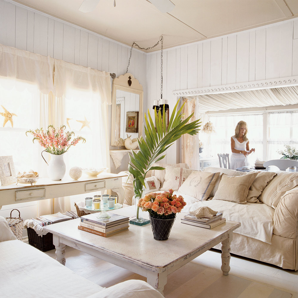 Cottage Living Room Ideas
 100 fy Cottage Rooms Coastal Living