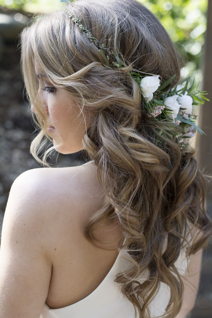 Country Wedding Hairstyles
 Country Blue Wedding Inspiration Rustic Wedding Chic