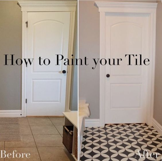 Cover Bathroom Tile Floor
 23 best Covering ugly tile images on Pinterest